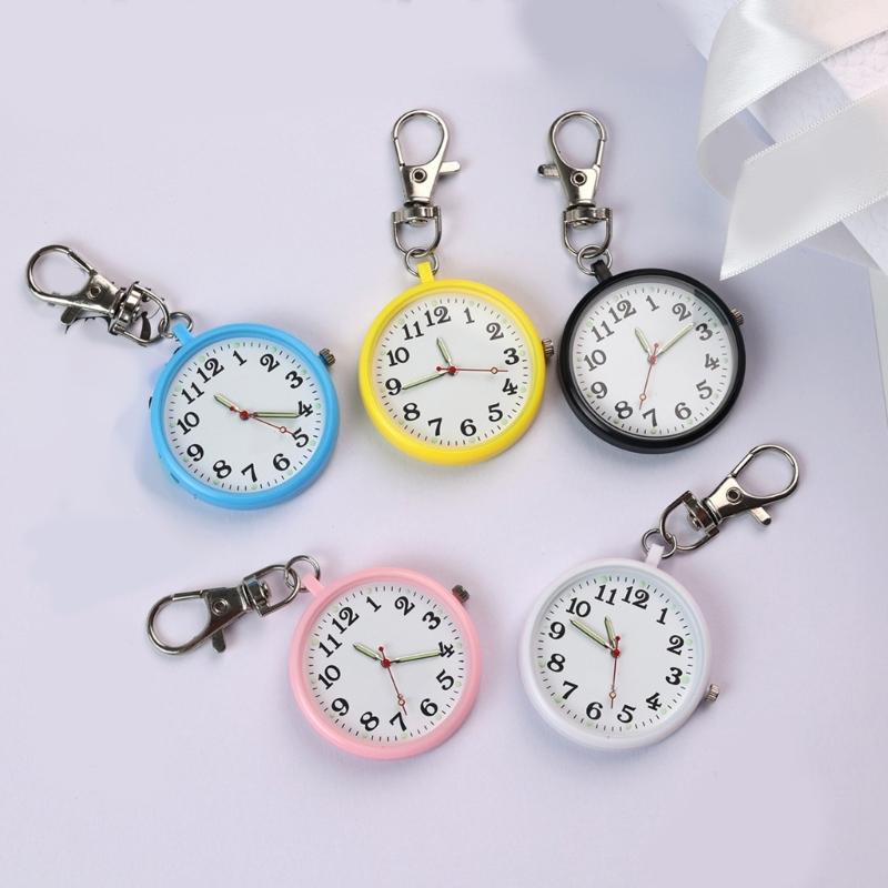 Portable Anti Shock Digital Keychain Timepiece For Outdoor Enthusiasts Seniors Traveler Lightweight Wearable Accessory