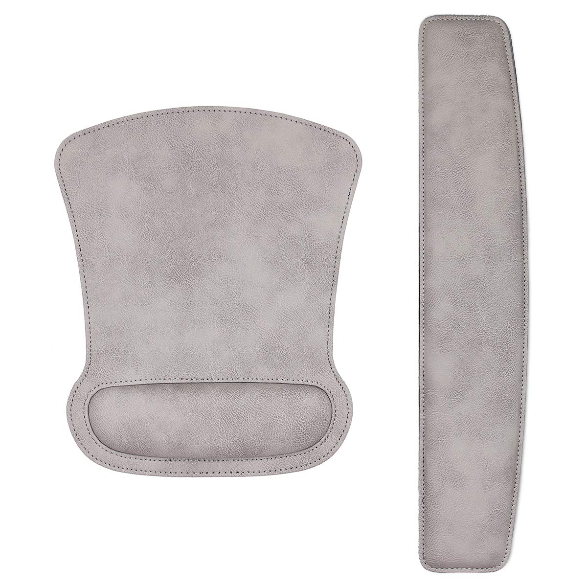 

iColor Коврик для мыши с запястьем из пены памяти, Встроенное запястье, Снижает Роскошная кожа для и Путешествия Подставка для запястья, Набор из 2 предметов, Клавиатуры, Подставка для запястья, Подушка,