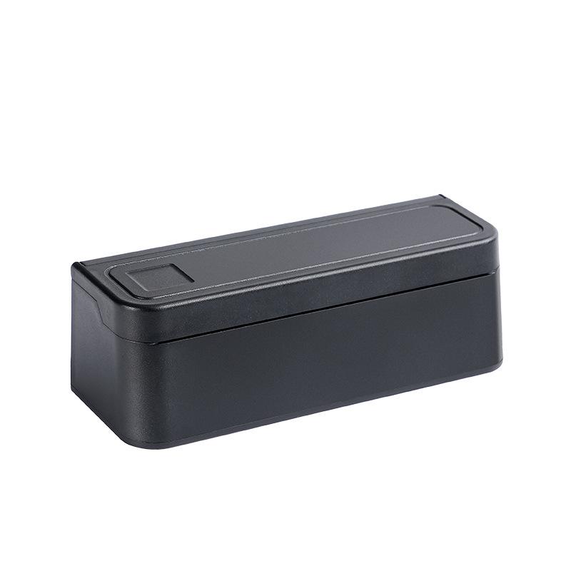 Car Coin Box with Adhesive Film - Cash & Change Organizer Storage Box Interior