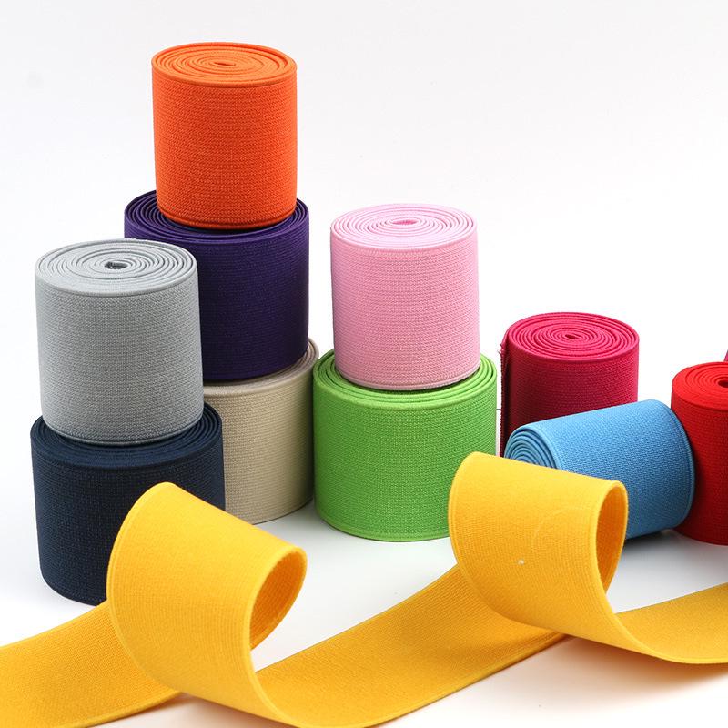 Colorful Thickened Elastic Waistband for Children's Clothing - White
