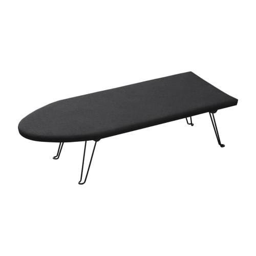 Yamazaki Boat-Shaped Ironing Board, Black, Approx. W75 X D30 X H20cm, Tower Design, Easy To Iron, 1221