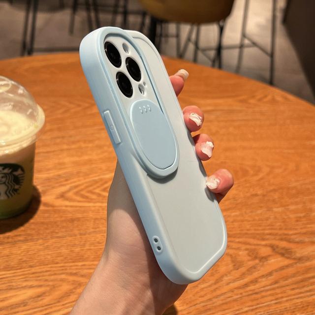 Przesuń osłonę obiektywu aparatu silikonowy pokrowiec na Iphone 13 11 12 Pro Max 11 Xs Max X Xr 13pro cukierkowy kolor odporny na wstrząsy tylna okładka