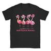 Unisex Unisexs Our Flock Rocks Flamingo T Shirts Pure Cotton Clothing Novelty Short Sleeve Tee Shirt Graphic Printed TShirt
