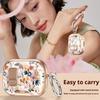 Latch Painted All-inclusive Earphone Case for AirPods Pro 3 & AirPods 4 Pro2 Cover with Switch Safety Lock+Bottom Stand Bracket