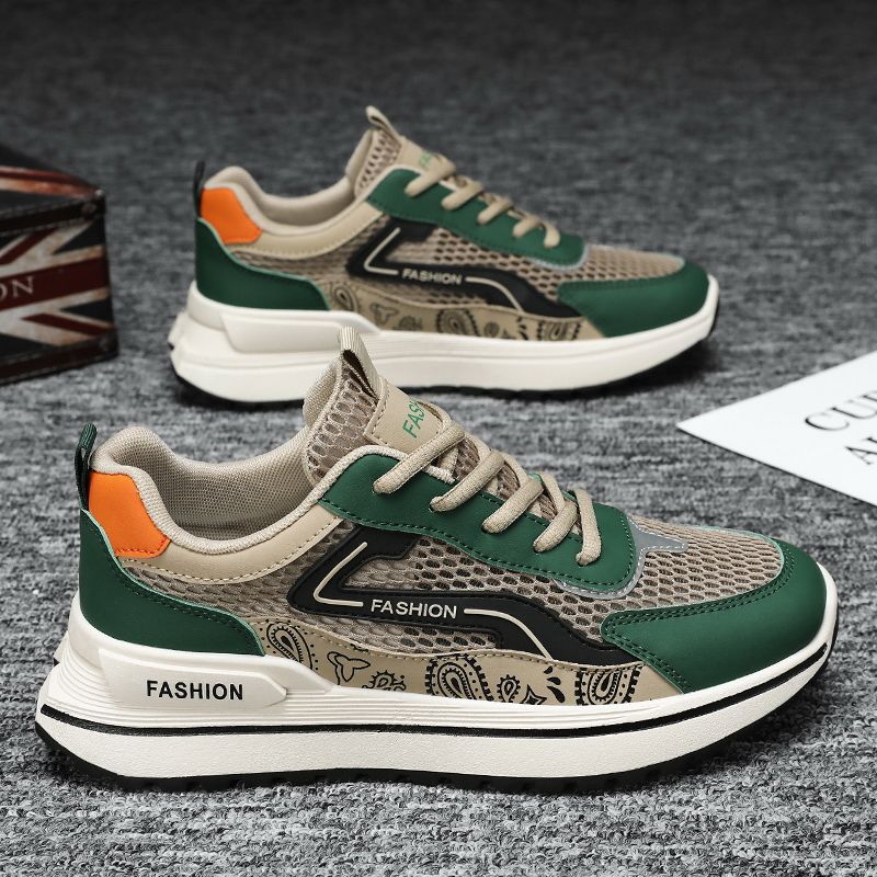 [Direct Sales] Summer New Fashion Sports Wide Feet Light Luxury Non-slip Casual Genuine Men's Shoes