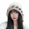 Winter Hat, Knit Cap, Thick Warm Head Cap for Women Beige
