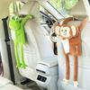 Tissue Holder for Car Plush Tissue Box Holder for Car Napkin Container Organizer Seatback for Vehicle Road SUV Women Men Truck
