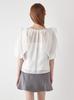 Snidel Ribbon Puff Blouse SWFB251205 White Women's