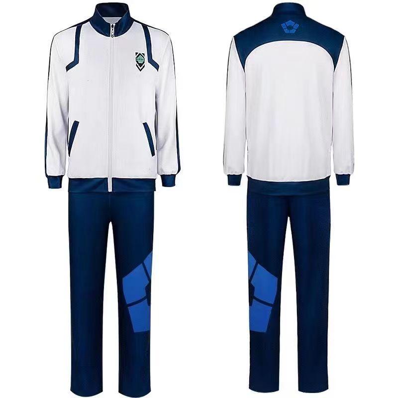 Anime BLUELOCK Cosplay Kostým Seishiro Nagi Isagi Yoichi Cosplay Uniforma Oblek Športové oblečenie BLUE LOCK Tepláková súprava Školská Halloween