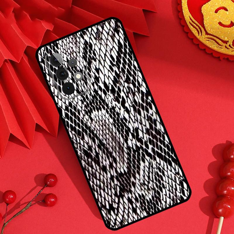 Snake Skin Case For Samsung Galaxy M55 M35 M15 M11 M12 M13 M14 M06 M16 M36 M56 M31 M53 M32 M52 M34 M54