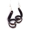 Les Trésors De Lily [J5983] - Brown 'Tentation' Designer Earrings