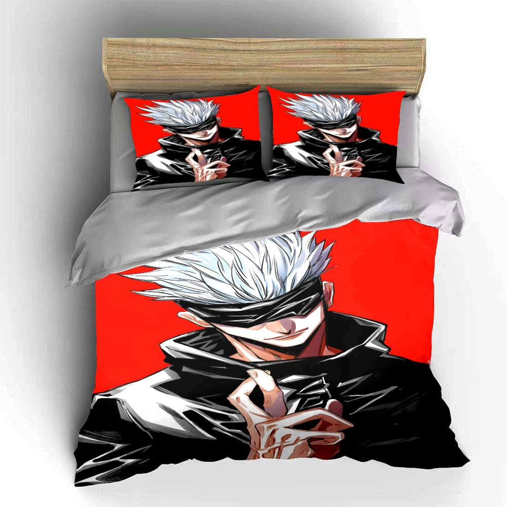 White-haired Character Illustration. Bedding Sets Duvet Cover Sets Duvet Covers Pillowcases(1 * Duvet Cover 2 * Pillowcases Without Duvet Insert)