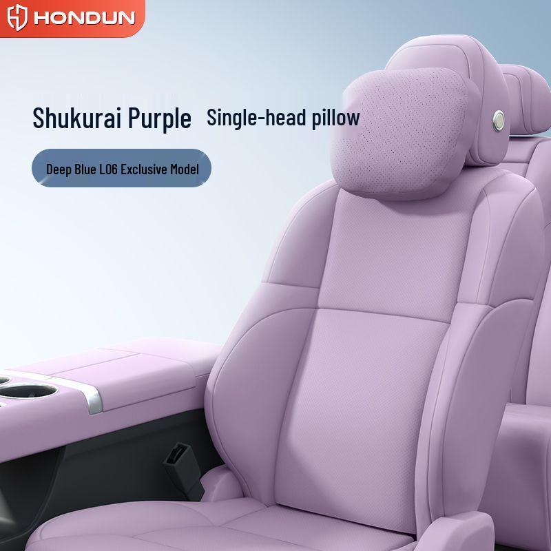 Deep Blue L06 Car Neck & Lumbar Support Headrest Pillow for Interior Modifications