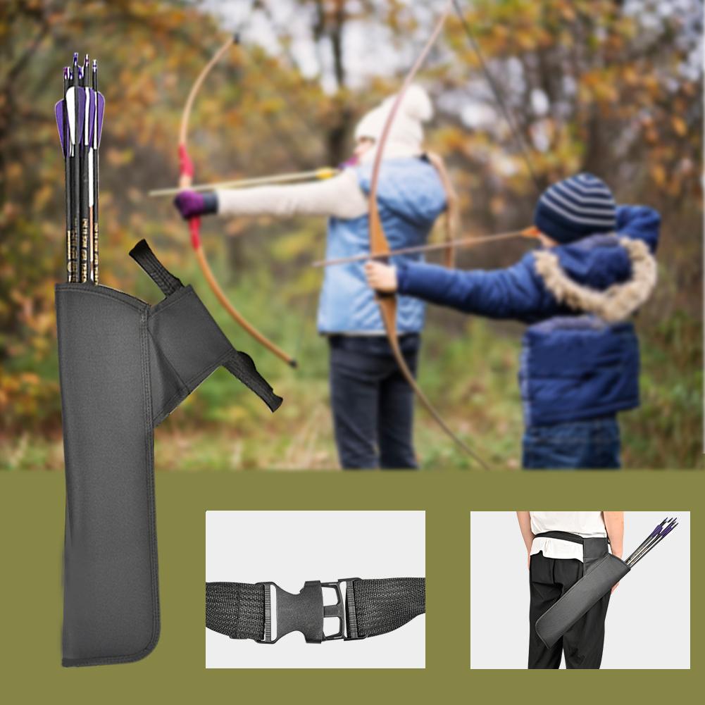 Arrow Quiver Arrow Waist Bag Holds 15-20 Arrows Arrow Shoulder Bag Adjustable Strap Arrow Holder Bag for Target Exercise 5