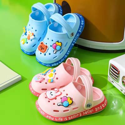 Summer Kids Slippers Cartoon Beach Shoes Toddler Flip Flops Slippers for Boys Girls