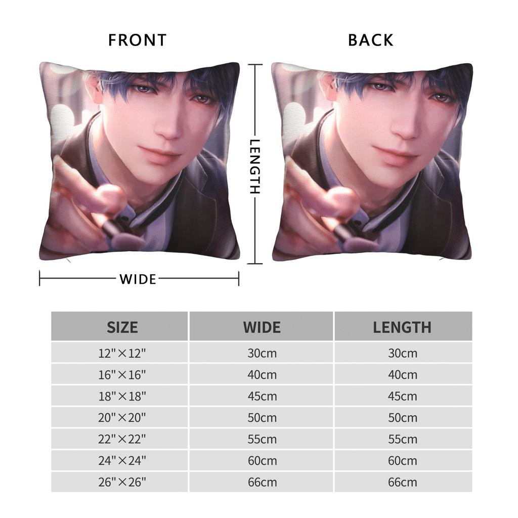 Pillow Cover Love and Deepspace Game for Girls Fashion Pillow Case For Sofa Car Home Decor Pillowcases