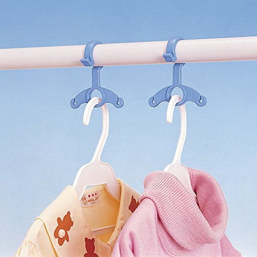 Sekisui Jushi Shoji Hanger Stopper, 4-Piece Set, Blue, AHS