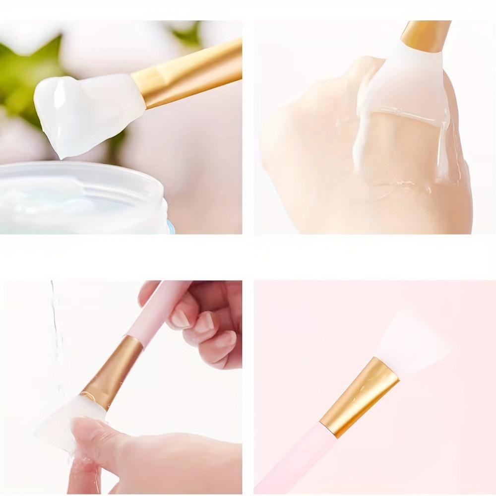 5pcs Soft Silicone Face Mask Brushes | MaskMask Beauty Tool, Easy Clean, Soft Touch, Face Applicator for Makeup Application