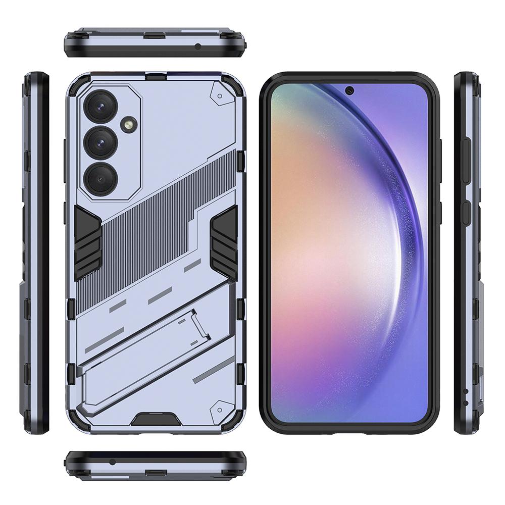 Robuste Panzerhülle für Samsung Galaxy A05 A05S A13 A14 A15 A23 A24 A25 A33 A34 A35 A52 A53 A54 A55 A73 S23 FE S24 Dünne Hülle mit Ständer