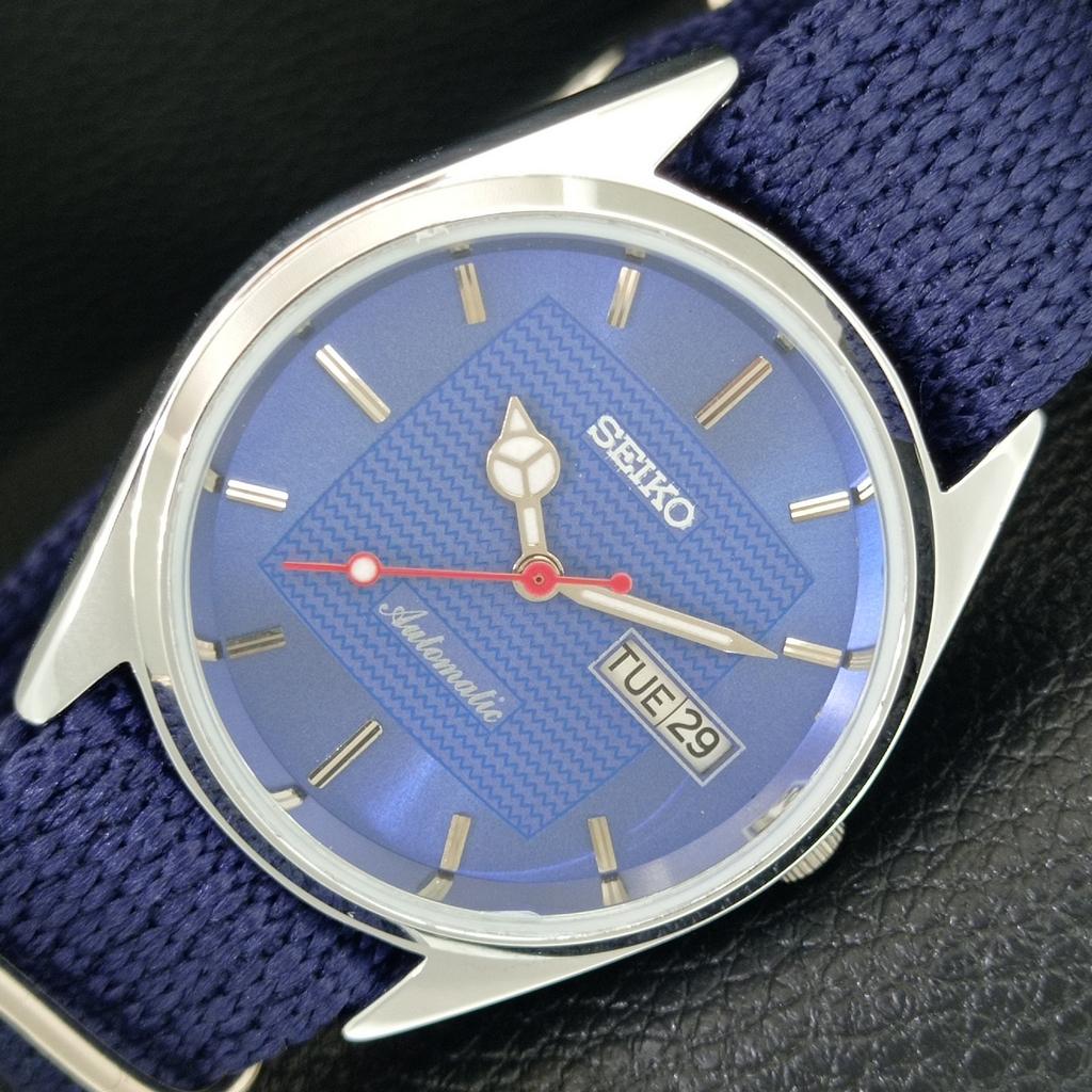 

ЯПОНСКИЕ ВИНТАЖНЫЕ ОТРЕМОНТИРОВАННЫЕ МУЖСКИЕ АВТОМАТИЧЕСКИЕ ЧАСЫ SEIKO 6309A С СИННИМ ЦИФЕРБЛАТОМ a443236-1