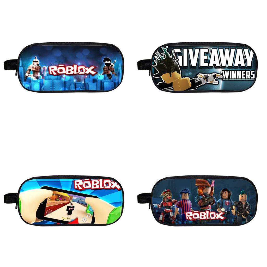 Roblox Cartoon Pencil Case For Boys And Girls With Durable Material**
