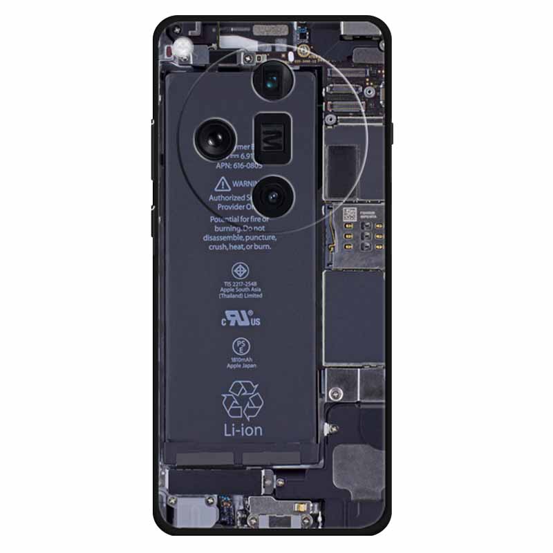 Funda For Oppo Find X7 Ultra Case Find X7 Silicone Space Wolf TPU Soft Phone Cover For OPPO Find X7 Pro/ X7 Ultra Case Cat Coque