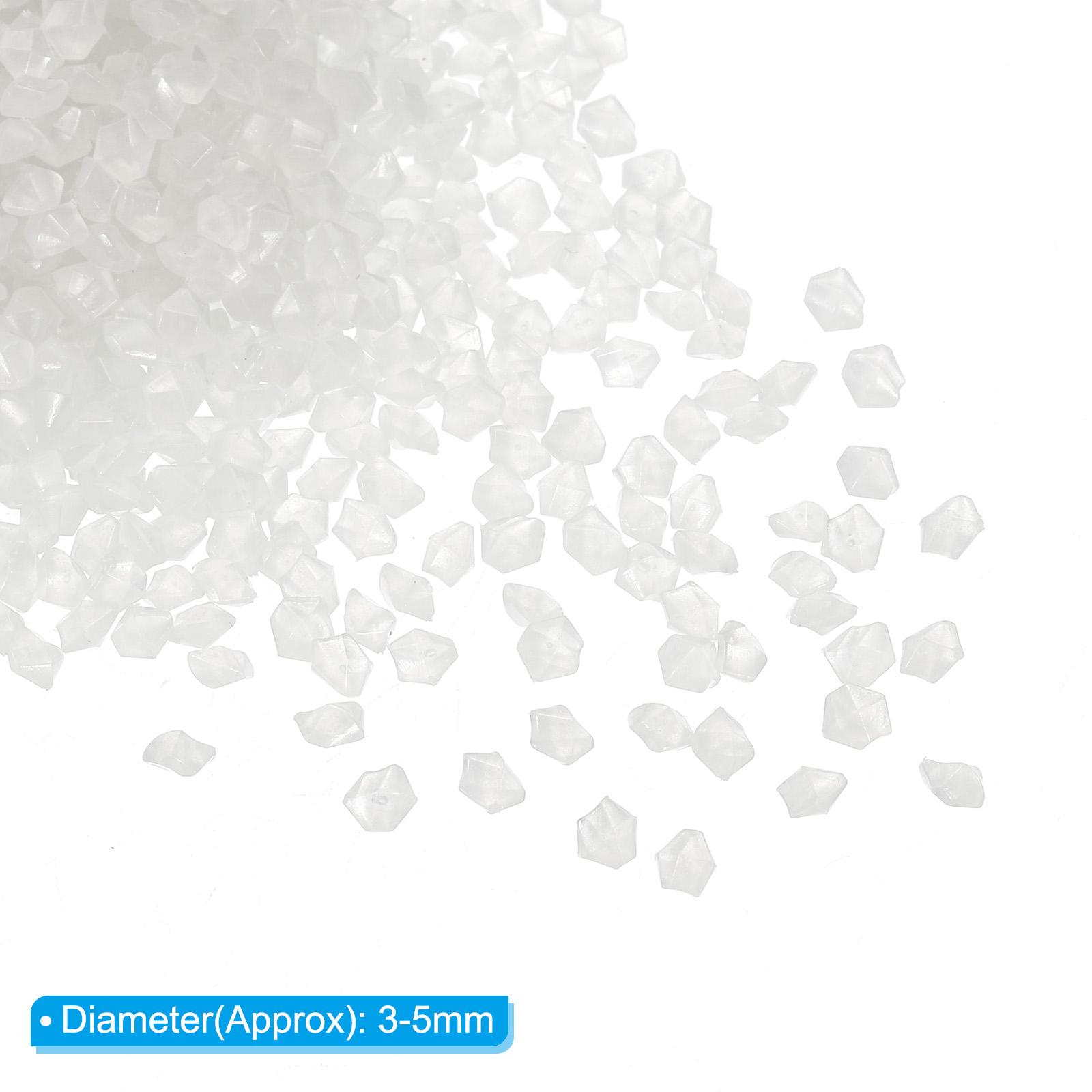 

3000 шт. Светящиеся камни 3-5 мм Светящиеся гальки Декорация в темноте Светящиеся камни Декор DIY Декоративные для сада, горшечного растения белый