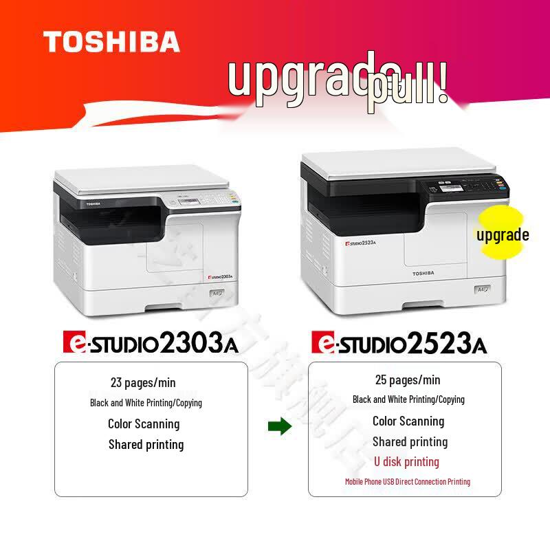 Toshiba DP-2303A Multifunction Black and White Laser Printer CN plug (adapter included)
