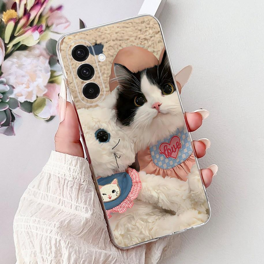 For Samsung Galaxy A56 5G Case SM-A566B Cover New Fashion Flower Butterfly Soft Silicone Phone Case For Galaxy A26 A36 5G Fundas