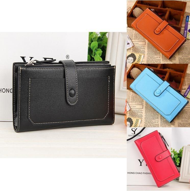Fashion Lady Women's Leather Clutch Wallet With Elegant Design And Perfect Size For Everyday Use