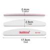 Imported Half-Moon Wear-Resistant Sandpaper Nail File - Double-Sided Durable Polishing Tool