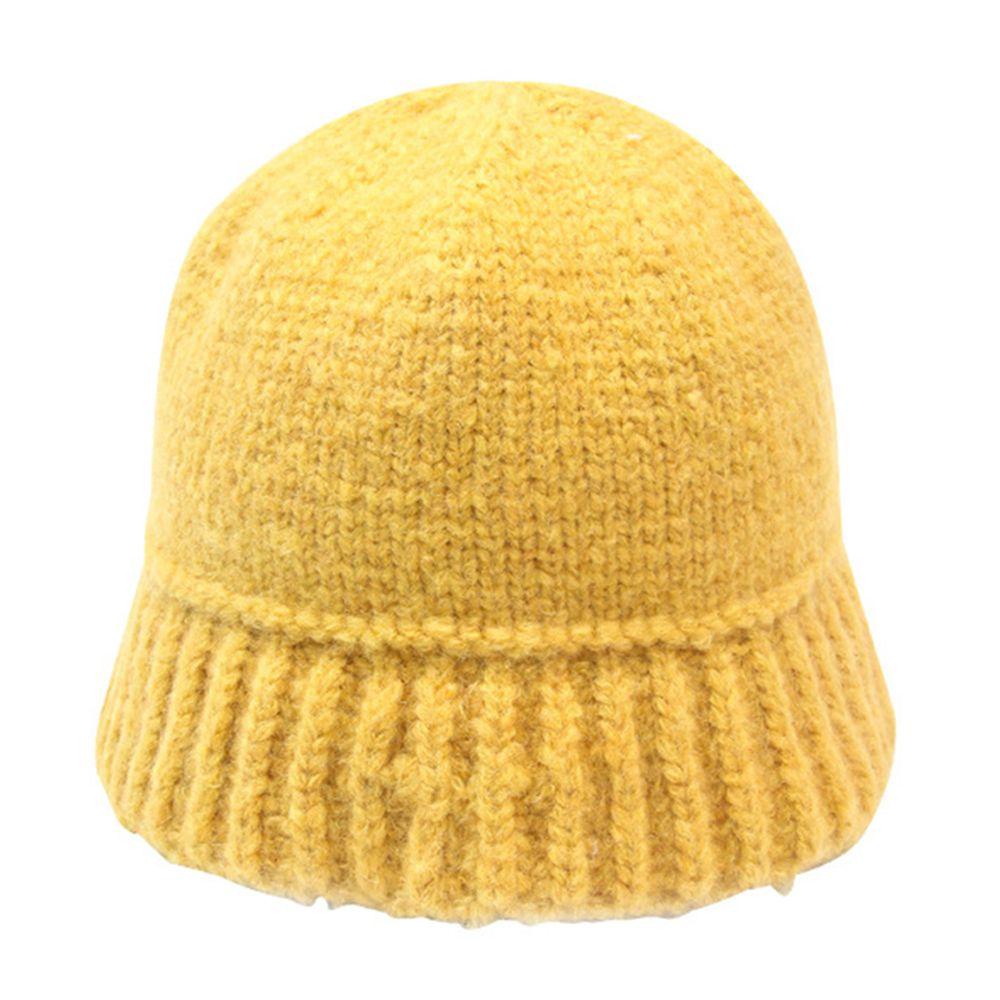 Outdoor Sunscreen Cap Autumn Winter Hat Fisherman Bucket Hat Korean Style Cap Knitting Wool Cap