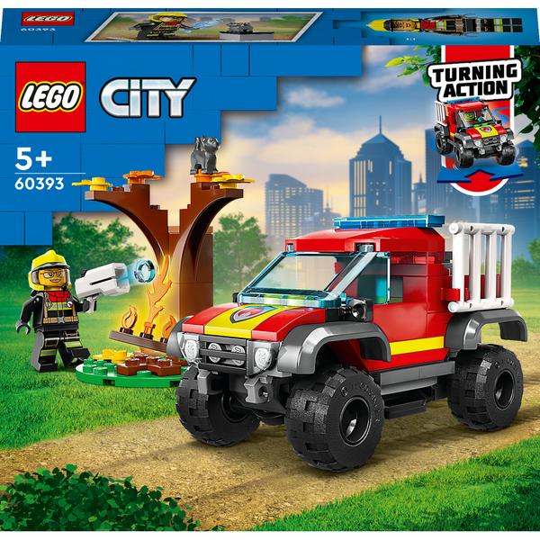 

LEGO City 60393 4 x 4 Конструкция пожарной машины, разные цвета