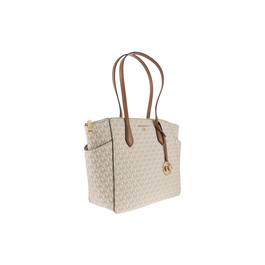 New MICHAEL KORS Saffiano Leather One Shoulder Handbag Women's Light Umber 30S2G6AT2B-149