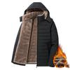 Men's Winter Jacket Parkas Coat Casual Clothing Padding Thickened Fleece Jacket Male Derachable Hooded Windbreaker Clothing