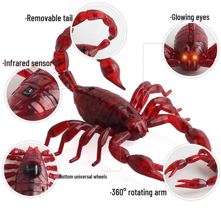 Infrared Remote Control Prank Toy: Cockroach, Spider, and Ant Simulation