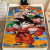 Dragon Ball Character Print Flannel Blanket High Quality Comfortable for All Seasons Home Decor Warmth and Comfort Perfect for Christmas Gifts