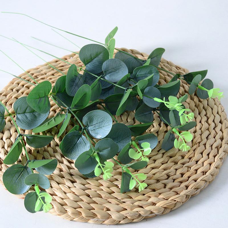 Globulus Artificial Eucalyptus Green Plant For Photography Props And Decor Home