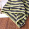 100% Wool Striped Ear Hanging Knitted Neck Coverings Winter Fashionable Warmth Neck Protection Scarf Face Mask Headscarf Hat