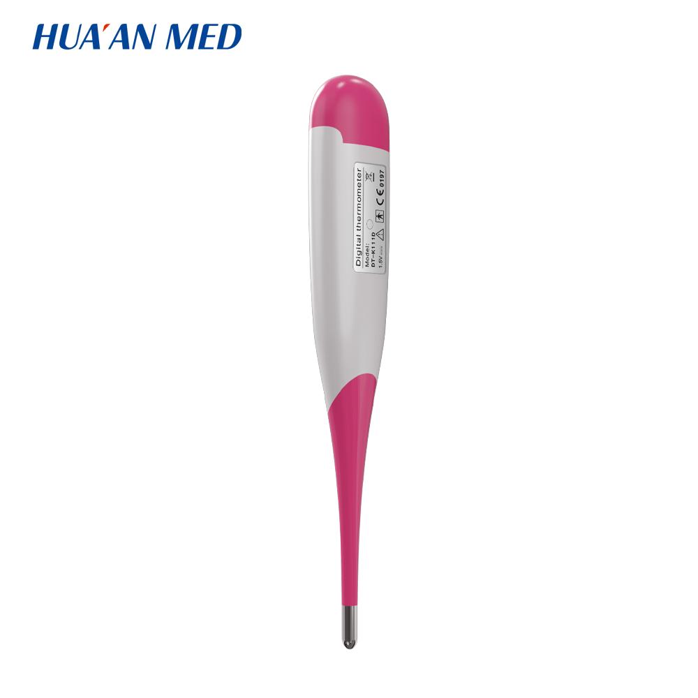 HUAAN Flexible Tip Jumbo Water Resistant Fast Reading Backlight Display Medical Clinical Pen-like Digital Baby Thermometer