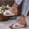 Sommer Damenschuhe Freizeitschuhe Frau Slipper Damenschuhe Keilsandalen für Frauen Weiche Damen Hausschuhe