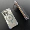 New Bracket Anti Drop Magnetic Phone Case for Apple 17PROMAX Airbag Anti Drop All Inclusive Magnetic Phone Case