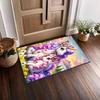 1pc Unicorn Twins Carpet Rug for Living Room Bedroom Home Sofa Decoration,Kids play Non-slip Floor Mat