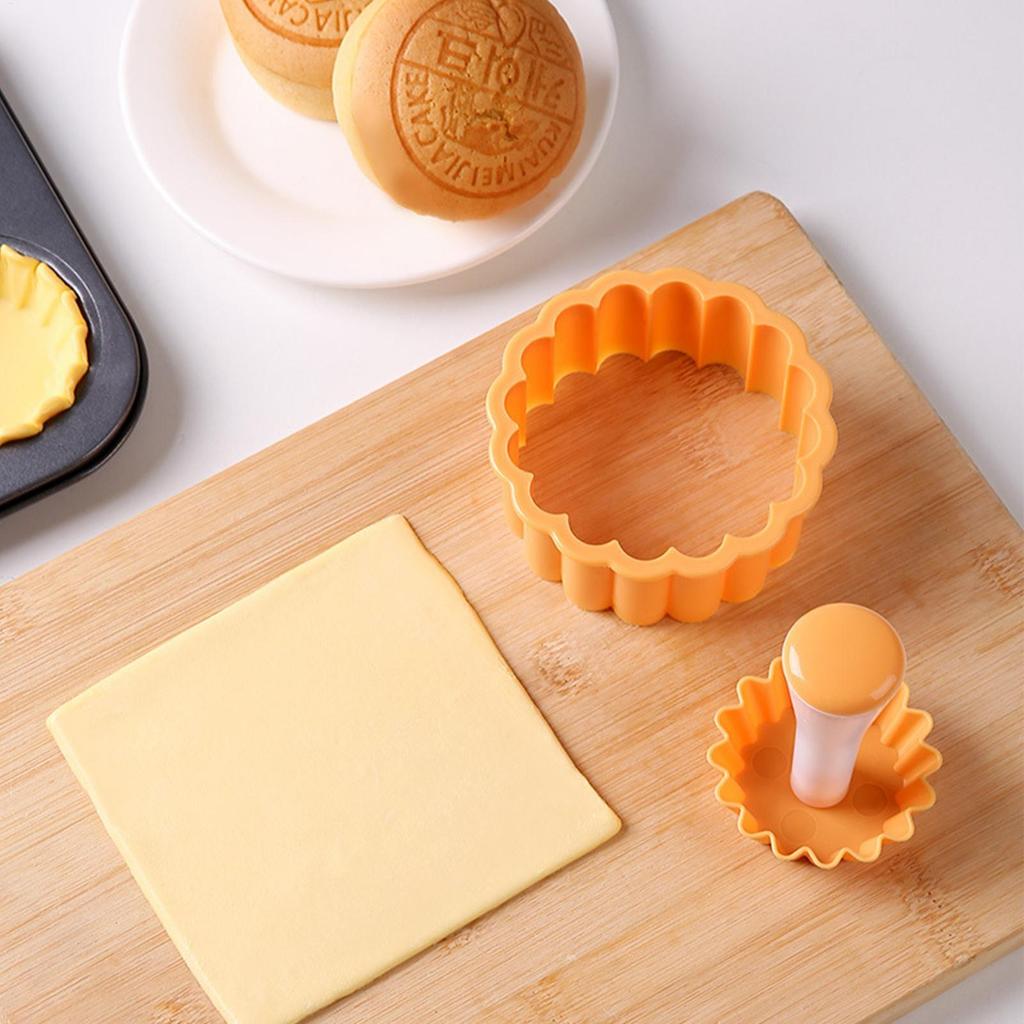 Non-Stick Egg Tart Mold Dishwasher Safe Baking Pan for Tartlet Muffin, Reusable Pastry Tool for Home Baking Cheesecake