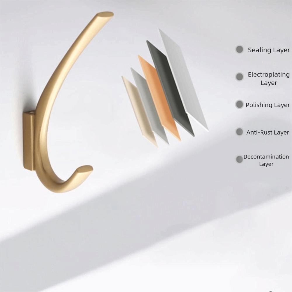 Simple Hat Hook Modern Clothes Hanger Home Decor Decorative Hook Wall Mount