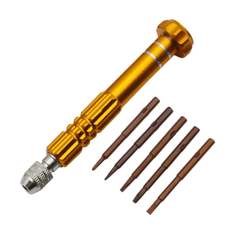 5 in 1 Screwdriver Disassembly Set Suitable for Computer Glasses Clock Maintenance Household Electronics and Home Repair