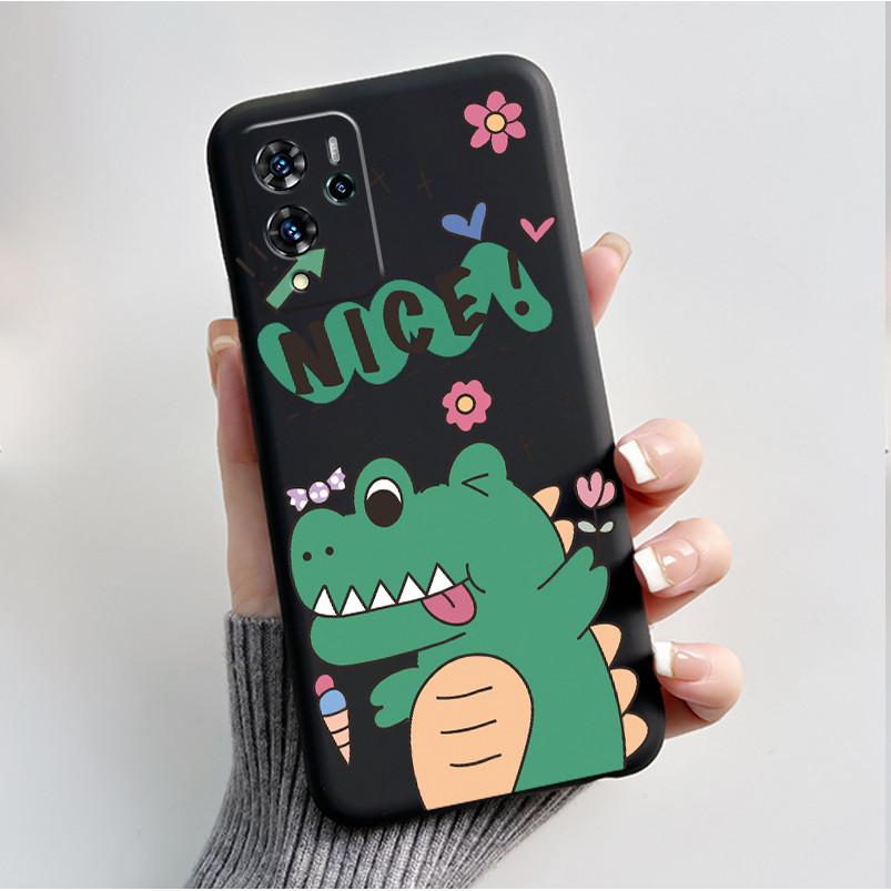 For ZTE V40 Pro 9046 Case Black Jelly Soft Silicone TPU Butterfly Flowers Pattern Phone Casing For ZTE Blade V40 Pro Back Cover