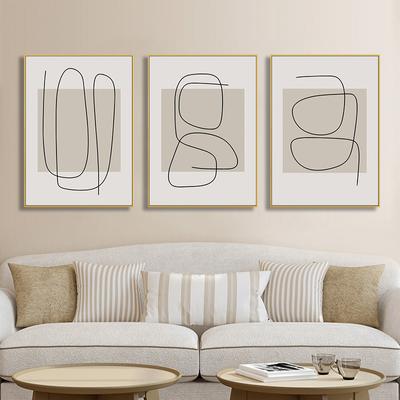 Geometric Line Figure Abstract Canvas Painting Wall Posters and Prints Modern Minimalist Art Pictures For Living Room Decoration