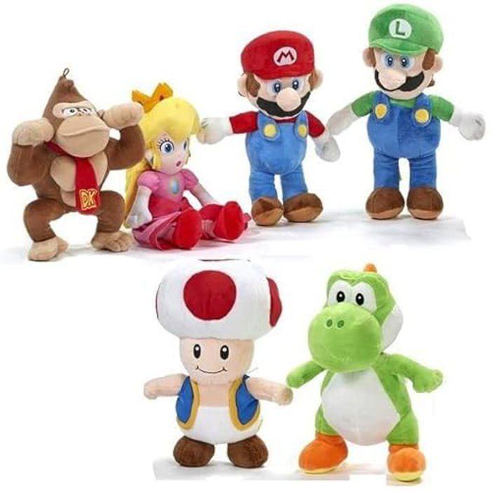 Jouet Peluche - PLAY BY PLAY - Super Mario - Luigi - 20 cm - Écologique et Doux
