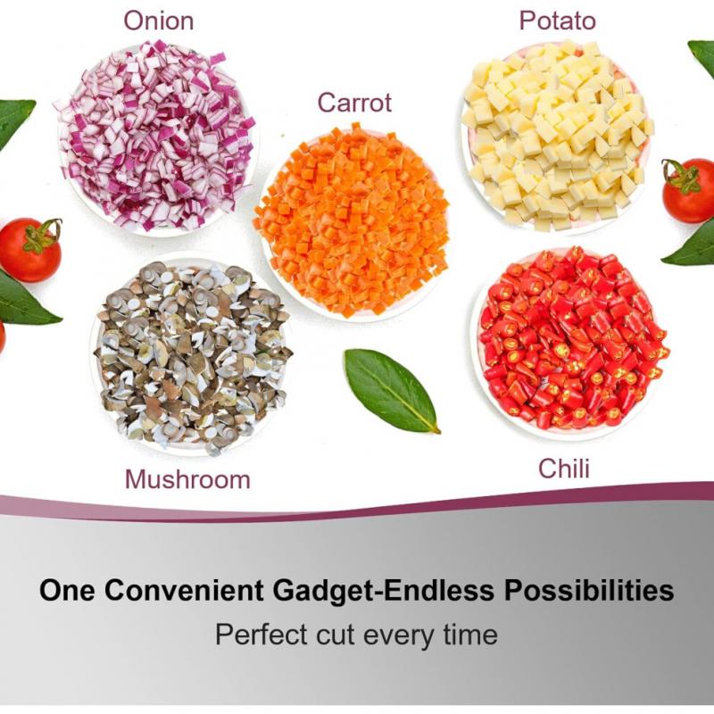 Vegetable Onion Garlic Food Quick Chopper Cutter Slicer Peeler Dicer
